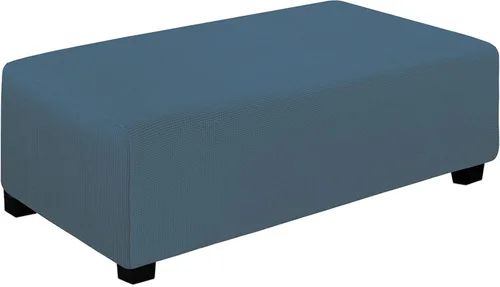 Vista 131 de Easy-Going Funda Elástica para Otomana Taburete de Almacenamiento Plegable Protector de Muebles Funda Rectangular Suave con Parte Inferior Elástica