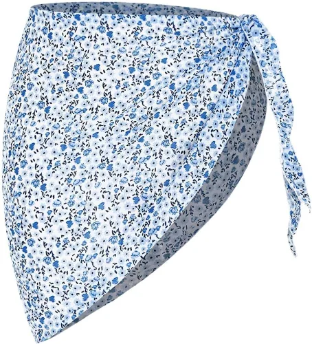 Vista 48 de ZAFUL - Pareo de mujer, pareo de playa, pareo transparente para bikini, pareo de gasa para traje de baño 0- Café