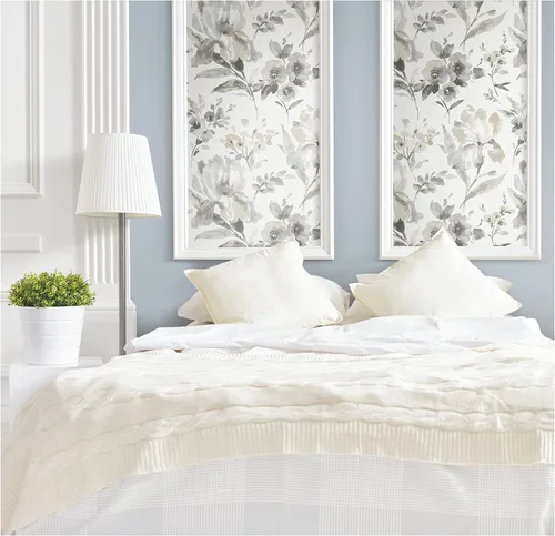 Vista 11 de RoomMates RMK12296PL Iris - Papel tapiz para despegar y pegar, azul, verde
