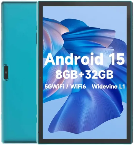 Vista 8 de ZZB Tablet PC de 10 pulgadas Android 15, tabletas Android de 10.1 pulgadas DDR4 8GB RAM 32GB ROM 2MP+8MP Cámara dual 5G WiFi-6 BT Soporte 1TB