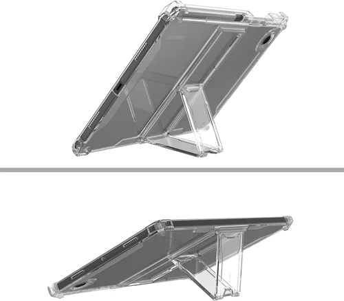 Vista 3 de Dteck Funda transparente delgada de 8.7 pulgadas con soporte y ranura para soporte para bolígrafo, esquinas reforzadas a prueba de golpes, para #00