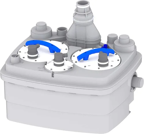 Vista 8 de SANIFLO Sanicubic 1 Grinder System - 120v - Residencial y Comercial