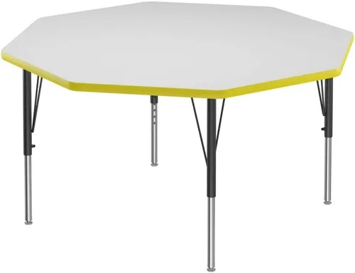 Vista 73 de Correll - Mesa rectangular de 24 x 36 pulgadas, mesa de actividades superior de borrado en seco, altura ajustable (19 a 29), laminado de alta
