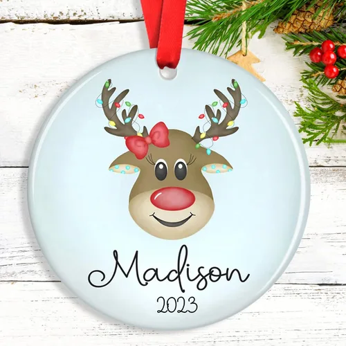 Vista 25 de Adornos de Navidad personalizados para camión volquete, adorno personalizado para bebé, adornos para árbol de Navidad para niños, adornos de camión