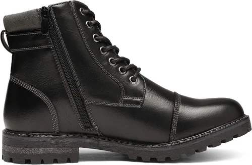 Vista 4 de Bruno Marc - Botas para hombre de combate estilo Oxford para motocicleta