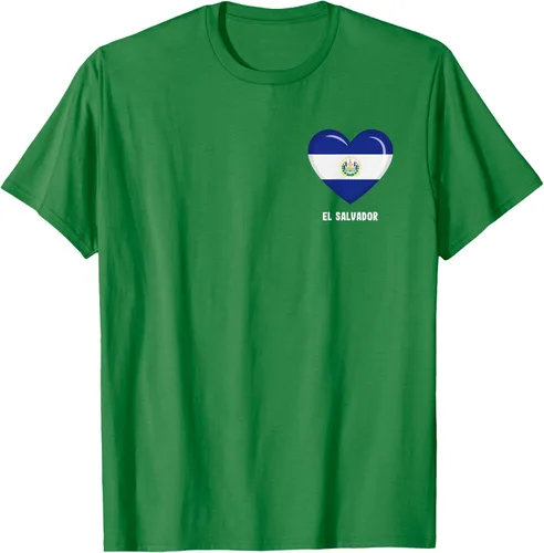 Vista 5 de Camiseta Bandera de El Salvador Camiseta salvadoreña, Negro