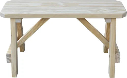 Vista 10 de Furniture Barn USA Pine - Banco tradicional de 2 pies, color negro