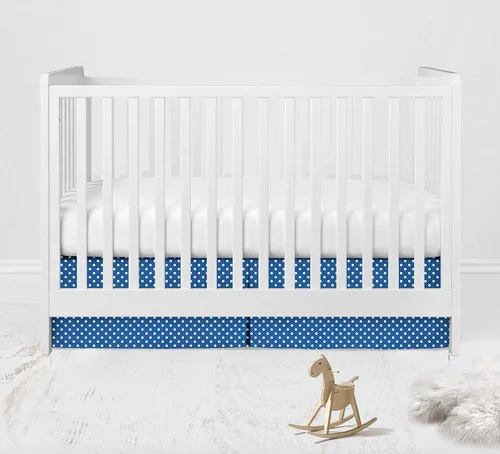 Vista 28 de Bacati - Sábana bajera ajustable de 100 % algodón universal para bebé de EE. UU. para cuna o niño pequeño (PIN DOTS, turquesa aguamarina)