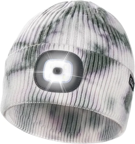 Vista 52 de Etsfmoa Gorro unisex con la luz, regalos para hombres, papá, padre, gorras recargables por USB