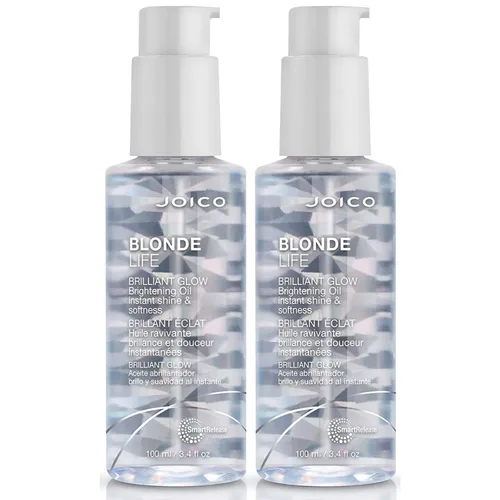 Vista 7 de Joico Blonde Life Brilliant Glow Brightening Oil For Blonde Hair Tame Frizz Boost Shine & Brilliance Add Softness & Smoothness With Monoi