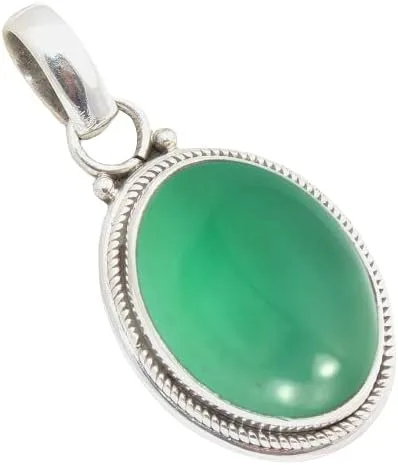 Vista 21 de Colgante de plata de ley 925 Joyería de plata hecha a mano para mujer, colgante de piedras preciosas naturales, regalo perfecto para ella