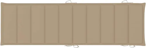Vista 4 de Cojín para tumbona con almohada para la cabeza, cojines de asiento para exteriores para muebles de patio, sillas de descanso, tela (100% poliéster)