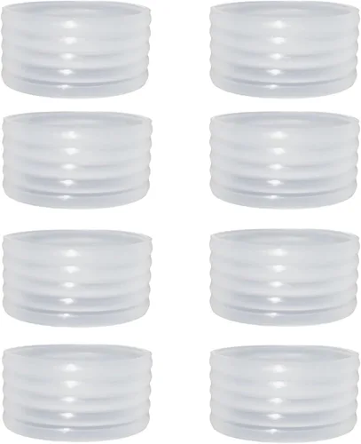 Vista 12 de 15 colores disponibles Buena elasticidad 8-45 piezas de raqueta de tenis/paletas de pickleball/squash anillo de silicona raqueta agarre bandas