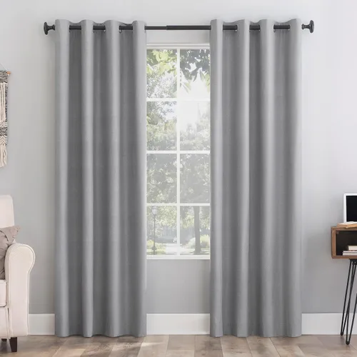 Vista 42 de Sun Zero Columbia - Paquete de 2 paneles de cortinas térmicas con ojales, par, 100 % opacas, ahorro de energía, 50 x 84 pulgadas, azul brumoso Azul