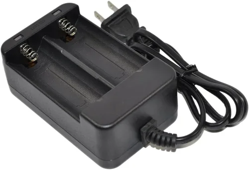 Vista 2 de 26650 Cargador de batería AC pared doble doble doble canal universal para 3.2V/3.6V/3.7V li-ion 22650 recargable s1a