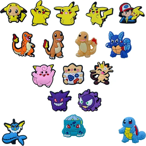 Vista 5 de Uthitio 25 Pcs Cute Cartoon Shoe Charms Pins for Boys Girls, Pink Cute Charms Pack for kids, Shoe Decoration Accessories, Party Favors Gifts.