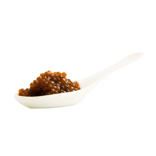 Vista 5 de Eurocaviar - Shikran - Perlas de caviar de anchoa prémium del mar Cantábrico - 3.52 oz [3.53 oz] - Sal reducida, rica en omega-3 y enriquecida