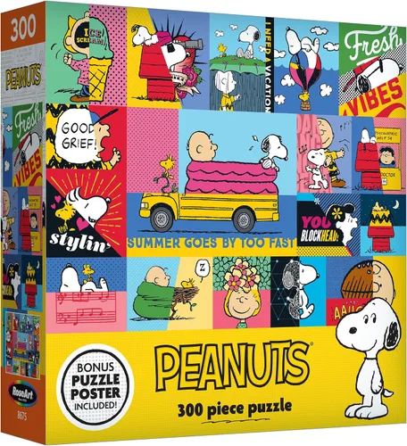 Vista 8 de RoseArt - Peanuts - Baseball - Rompecabezas de 300 piezas para adultos