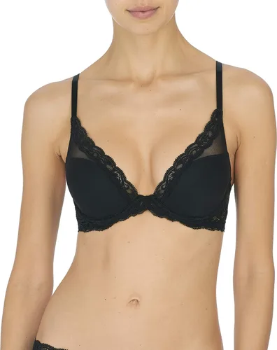 Vista 51 de Natori - Sujetador de encaje para mujer con inmersión, diseño de plumas Cafe