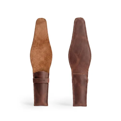 Vista 4 de Hide & Drink, Estuche de cuero para maquinilla de afeitar de seguridad, accesorios de afeitado, artículos esenciales para el cuidado personal, hecho