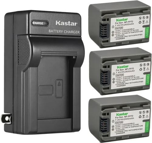 Vista 6 de Kastar Cargador de batería de pared de CA NP-FP70 / FP71 para Sony DCR-HC94, DCR-HC96, DCR-SR30, DCR-SR40, DCR-SR50, DCR-SR60, DCR-SR70, DCR-SR80
