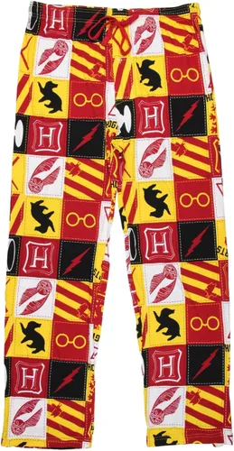 Vista 4 de Bioworld Harry Potter - Pantalones de pijama con logotipo acolchado para hombre