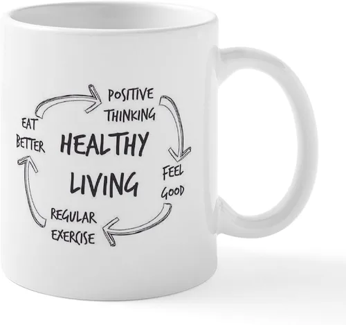 Vista 19 de CafePress Living The Dream Mugs Taza de café de cerámica de 11 oz (11.0 fl oz)
