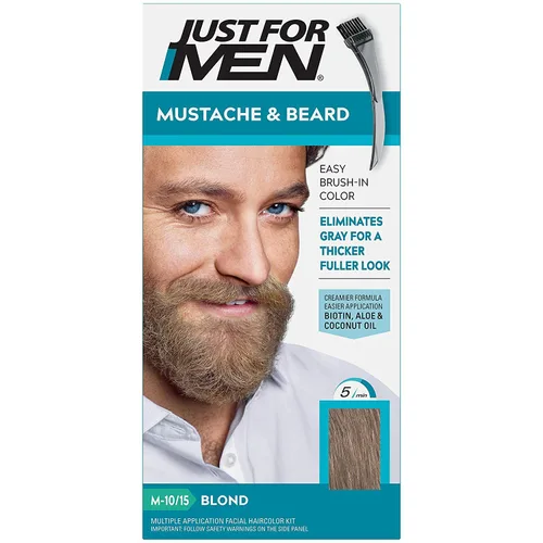 Vista 10 de JUST FOR MEN Gel de color para bigote y barba M-45, marrón oscuro 1 cada uno (paquete de 2)