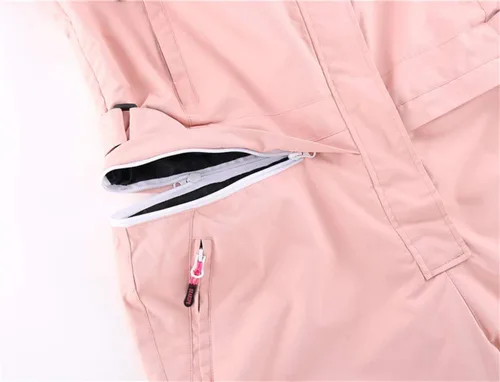 Vista 5 de YEEFINE Traje de esquí de una pieza para mujer, monos de nieve impermeables para invierno
