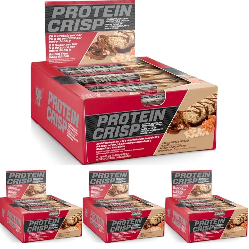 Vista 11 de BSN Protein Crisp Bar by Syntha-6 - Barra de proteína de suero bajo en azúcar, 1072751, Crunch de chocolate, 1