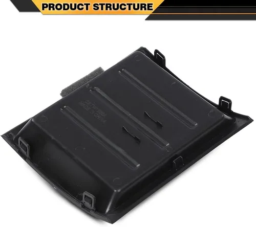 Vista 6 de CNNELL Caja de almacenamiento de bisel superior para salpicadero, color negro, compatible con Nissan Xterra 2005-2013/compatible con Nissan