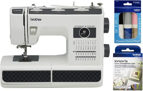 Vista 3 de Máquina de coser Brother ST371HD, fuerte y rígida, con 37 tipos de puntada