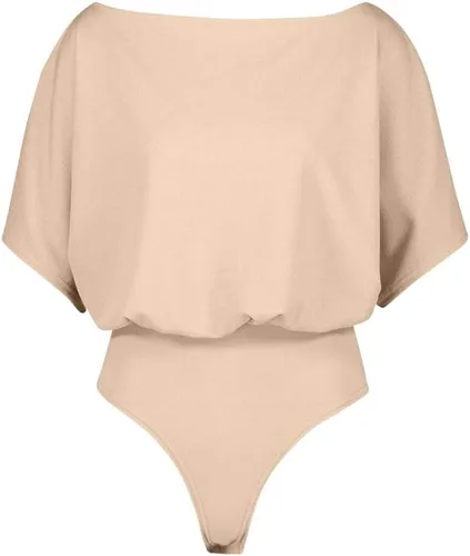 Vista 4 de LINMON Body de mujer con cuello redondo y manga Dolman, leotardo, mono