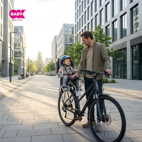 Vista 8 de Ok Baby 10 + Asiento de bicicleta con ruedas traseras, para niños, 10+