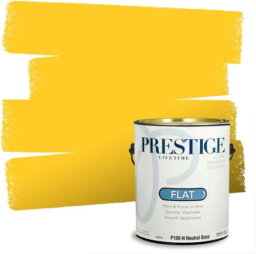 Vista 138 de PRESTIGE Pinturas de pintura exterior e imprimación en uno, 1 galón, plano, combinación comparable de Benjamin Moore* Pila de heno