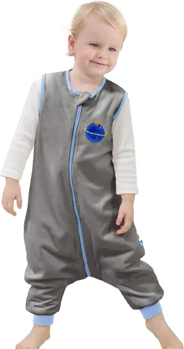 Vista 9 de Baby Sleep Sack Spring Autumn Warm Infant Walking Sleeping Bag with Legs Wearable Blankets Pajamas 1-4T