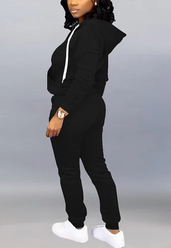 Vista 2 de Mrskoala - Conjunto deportivo de 2 piezas para mujer, sudadera y pantalones largos para correr o descansar