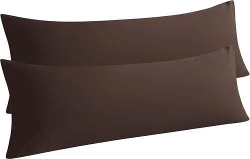 Vista 71 de NTBAY Juego de 2 fundas de almohada estándar, paquete de 2 fundas de almohada de microfibra cepillada de 20x26, suaves, resistentes a las arrugas, a