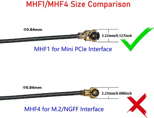 Vista 4 de Antena LoRa de 915 MHz para interiores 3dBi Ganancia Omni SMA macho + cable