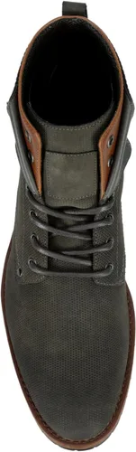Vista 5 de Crush - Botas de trabajo casuales de combate de 6 pulgadas para hombre en color gris
