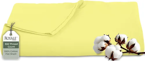 Vista 22 de Royale Linens Sábana encimera de 300 hilos de 100 % algodón peinado de fibras largas, súper suave, sábana encimera de tamaño individual se vende por