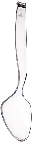 Vista 3 de CaterLine - Cucharón de plástico pesado de 2 onzas, pequeño, negro (48 unidades)
