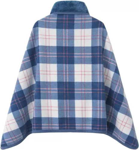 Vista 2 de WINKEEY Manta de franela para mujer, manta cómoda con botones para primavera, otoño e invierno