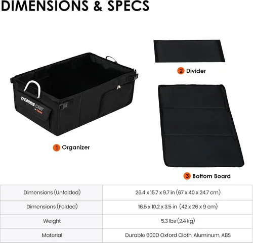 Vista 7 de TARION Video Producción Carro Accesorios Caja Plegable Titanrig Organizador