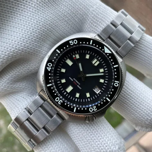 Vista 8 de Steeldive - Reloj automático para hombre 1970 SD1970 Reloj de pulsera NH35 Movimiento 200M Relojes de buceo