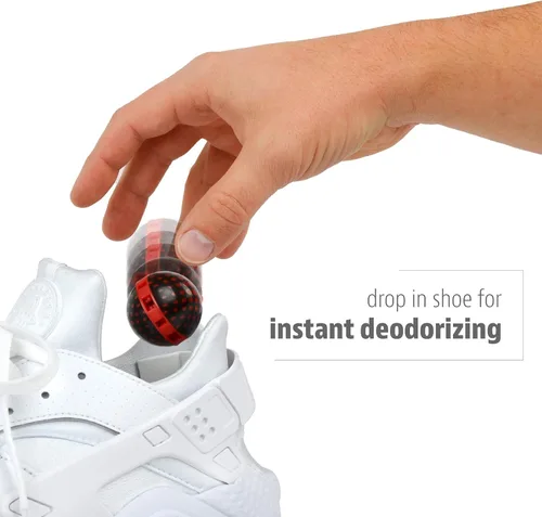 Vista 31 de Sof Sole Sneaker Balls - Bolas desodorizantes para zapatos, bolsas de gimnasio y casilleros, 1 par, Soccer
