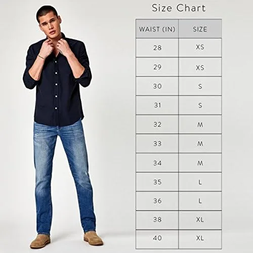 Vista 5 de Mavi Jeans de pierna recta de tiro regular Zach para hombre