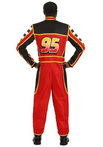 Vista 6 de Disfraz adulto de uniforme de equipo de boxes de Cars de Disney y Pixar Multicolor