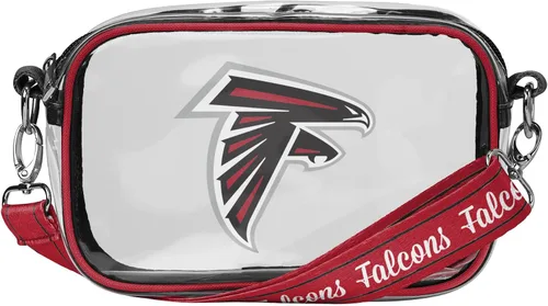 Vista 11 de FOCO NFL Womens NFL Team Logo Stripe Clear Crossbody Bag