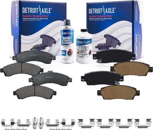 Vista 81 de Detroit Axle - Pastillas de Freno Delantero Izquierdo Reemplazo de Pinza de Disco para Ford Fusion Mazda 6 Lincoln MKZ Mercury Milan 2006-2012